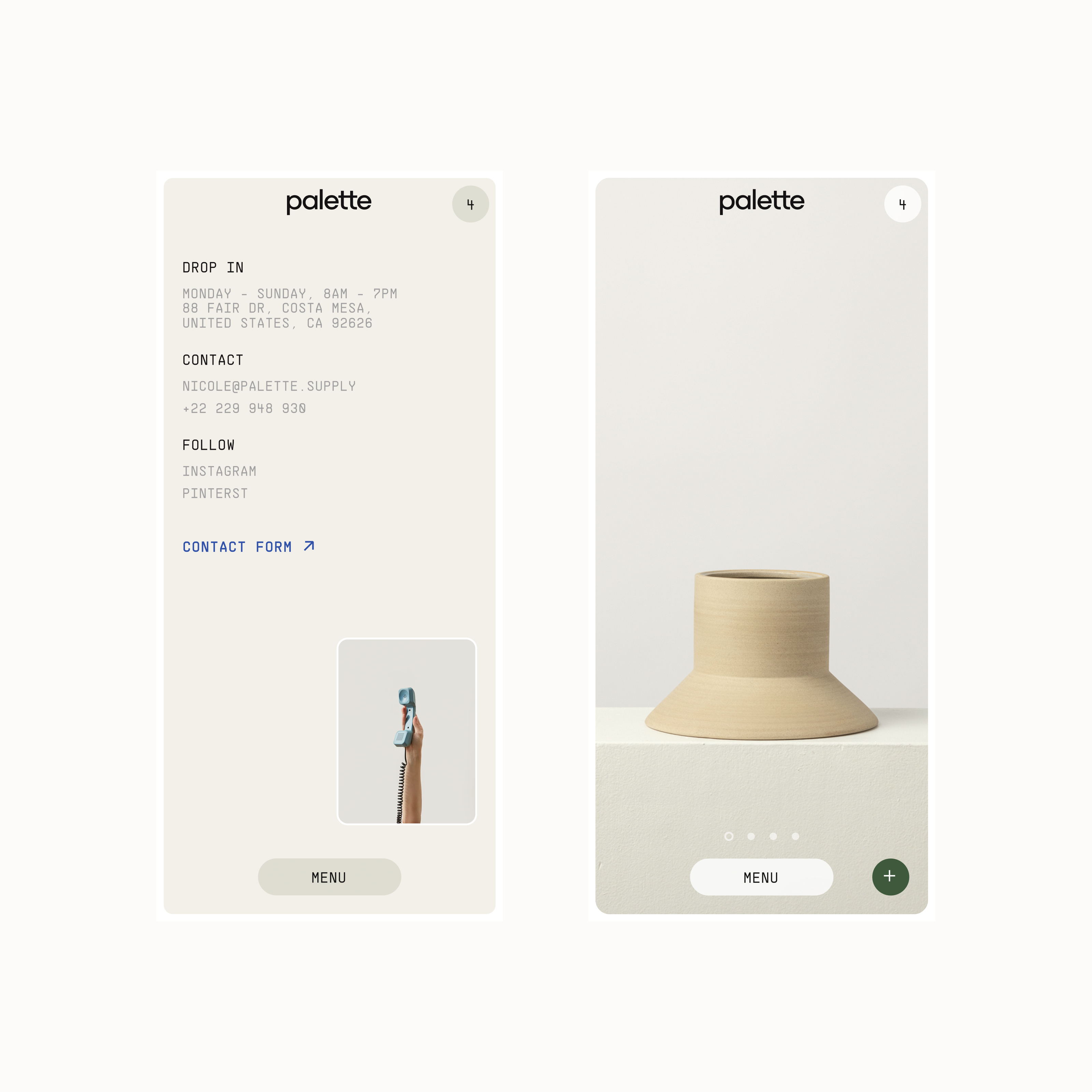 palette website